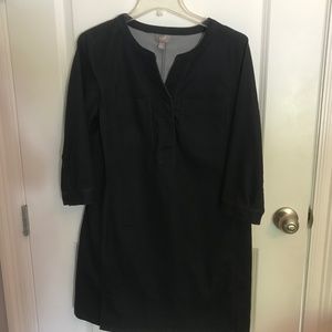 JJill navy blue denim dress, size Medium Petite